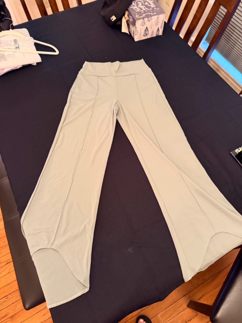 Women’s Sage Green Pants Silky Spandex blend